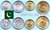 Pakistan 2014 - 2016 1 - 10 Rupees 4 Münzen