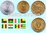 Westafrikanische Staaten 1959 - 1972 die ersten 3 Münztypen