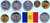Andorra 2004 kompletter Jahrgangssatz mit 7 Münzen