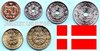 Dänemark 2014 kompletter Jahrgangssatz mit 6 Münzen