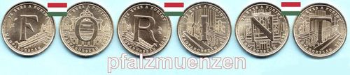 Ungarn 2021 6 x 5 Forint 75 Jahre Forint