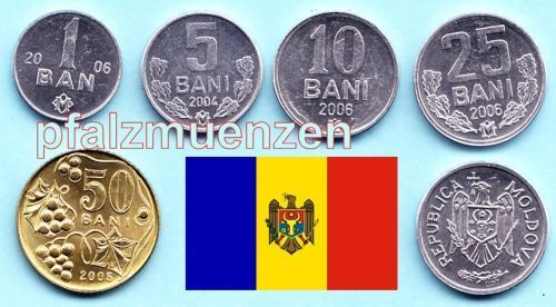 Moldau / Moldawien 1995 - 2006 1 - 50 Bani