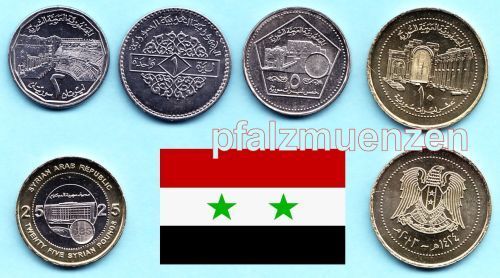 Syrien 1996 - 2003 mit den neuen Typen (Hologramm)