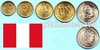 Peru 1975 - 1983 Kursmünzensatz mit 5 Münzen