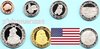USA 2023 Santee - Indianer 6 Münzen