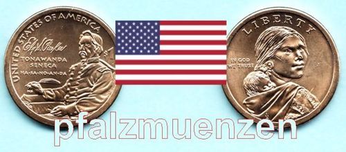 USA 2022 1 Dollar Sacagawea Serie "Native American" D (Denver)