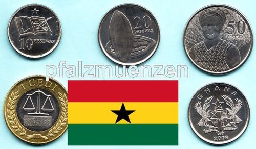 Ghana 2016 - 2022 10 Pesewa - 1 Cedi